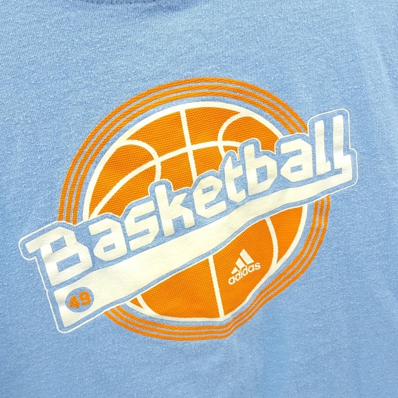 Retro Adidas Tank Top Basketball Kids L Large - Picture 6 of 8